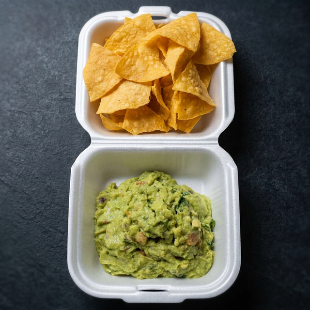 Guacamole Dip and Chips.